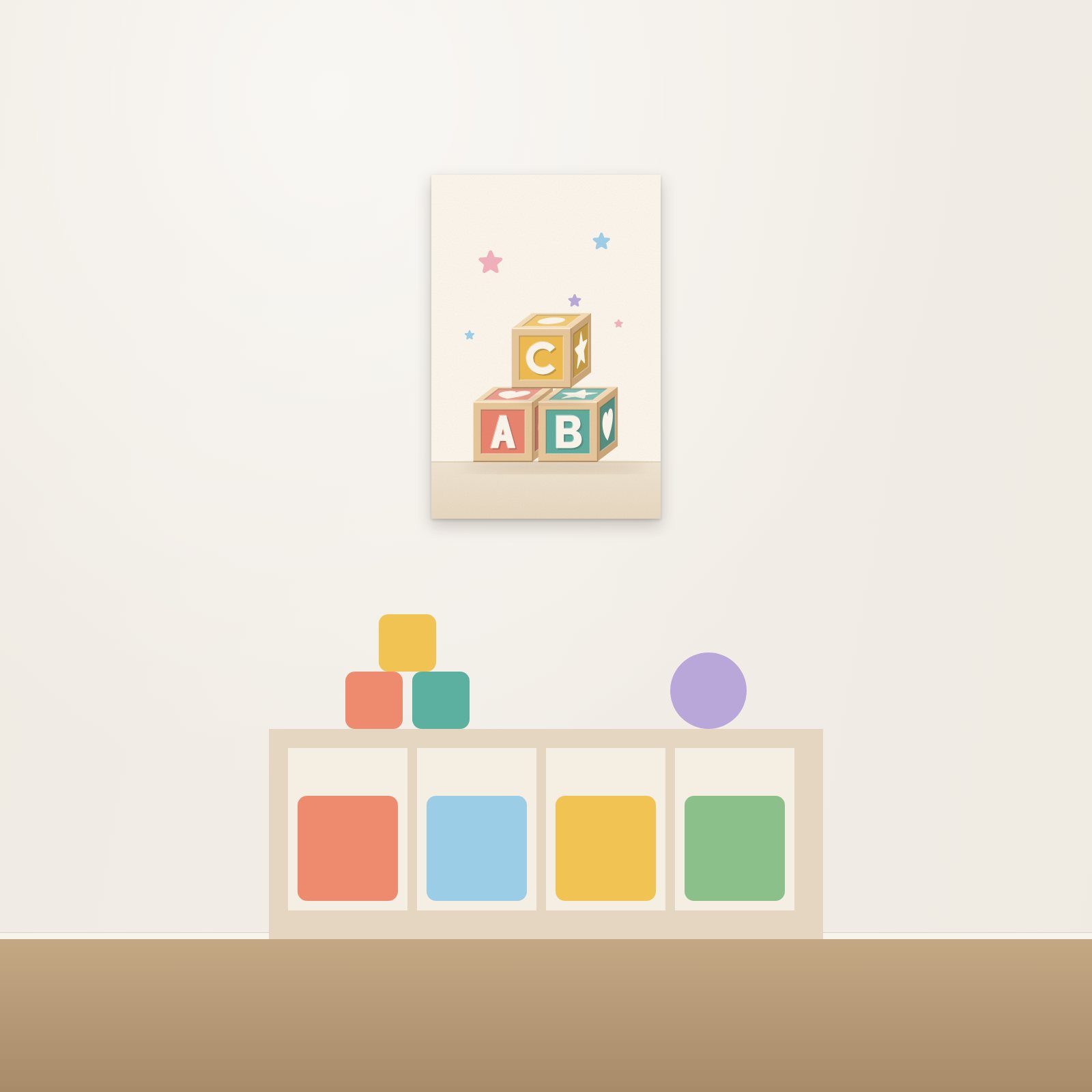 ABC Blocks Acoustic Art Panel - Acoustic Art Panels
