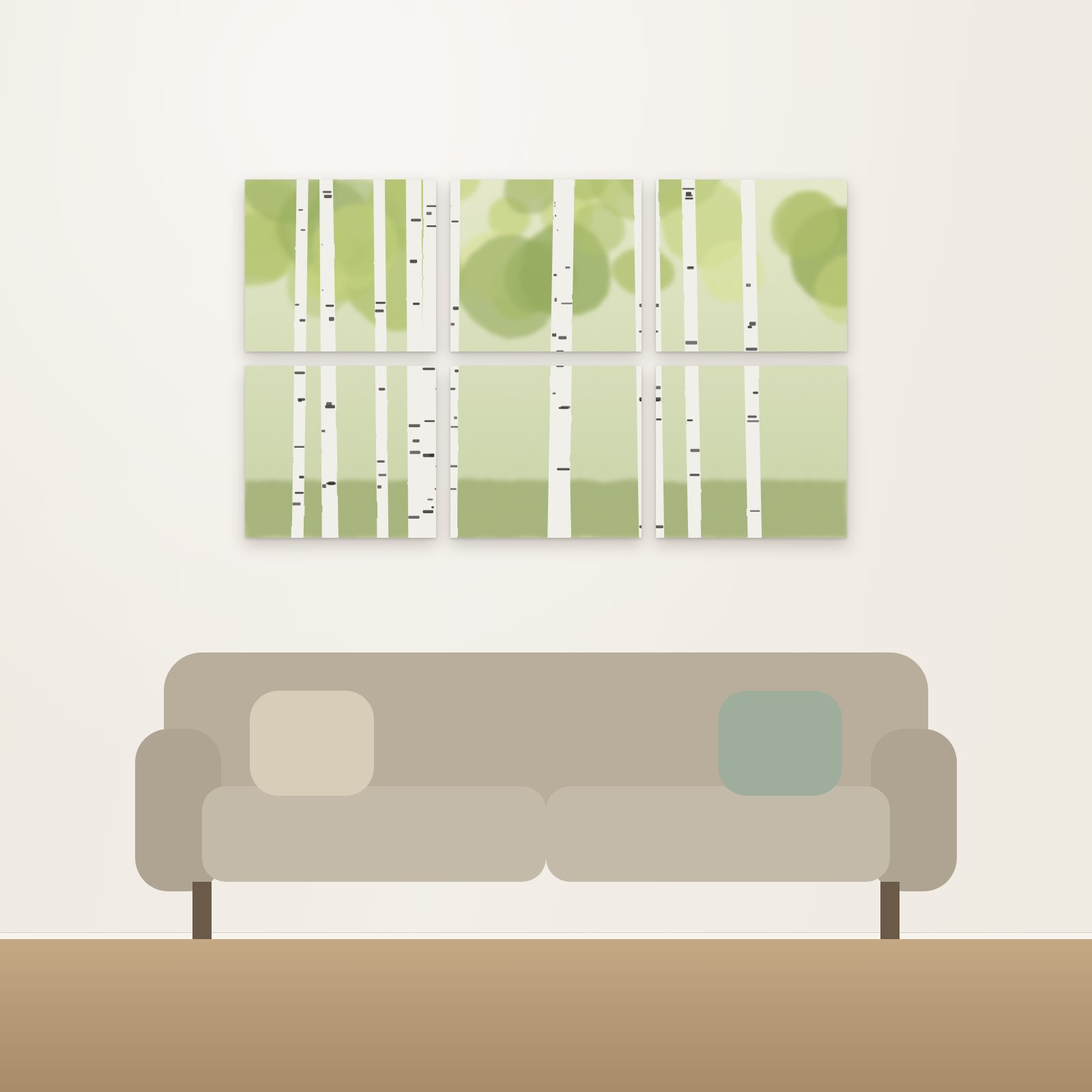 Birch Grove Acoustic Wall Mural - Acoustic Wall Murals