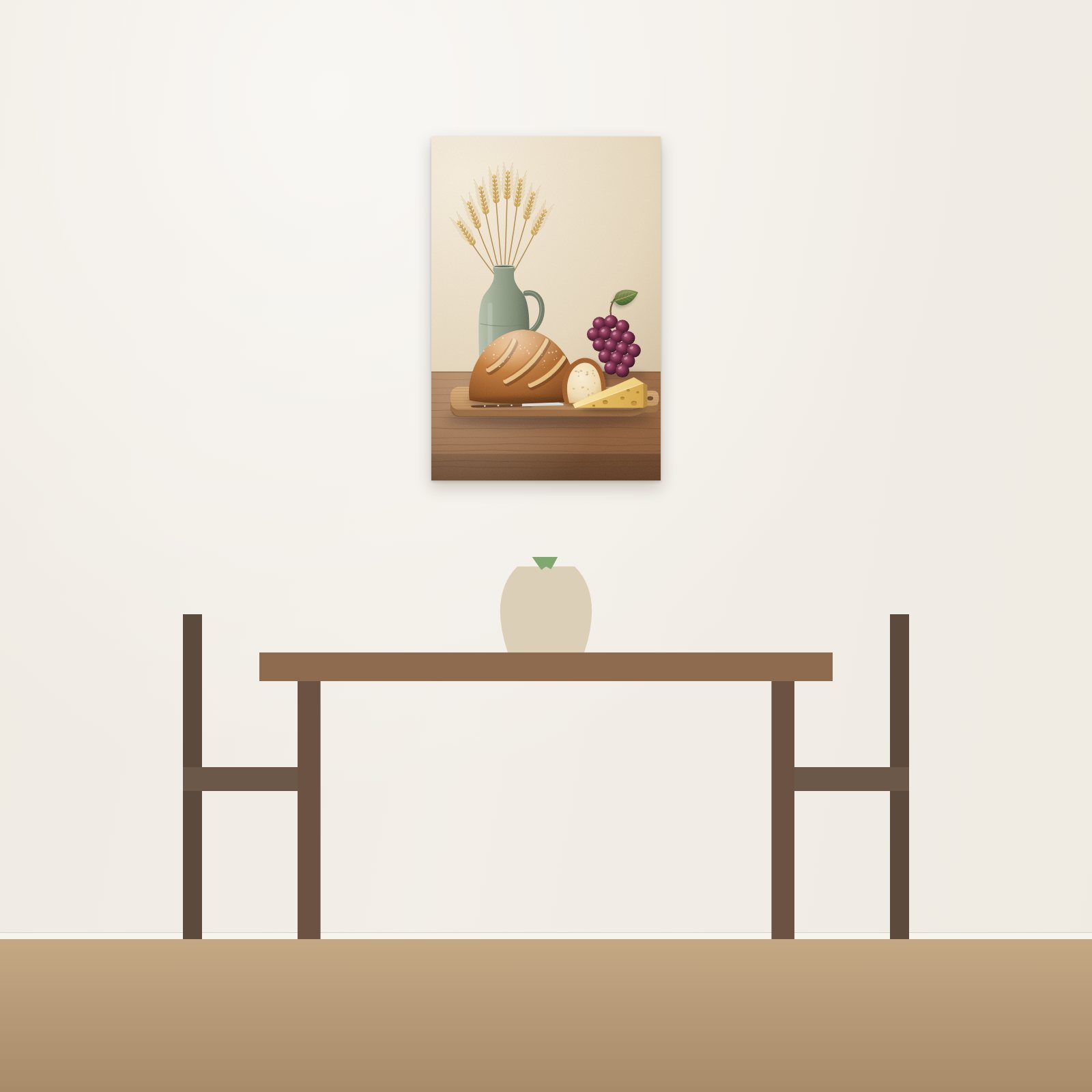 Bread and Cheese Acoustic Art Panel - Acoustic Art Panels