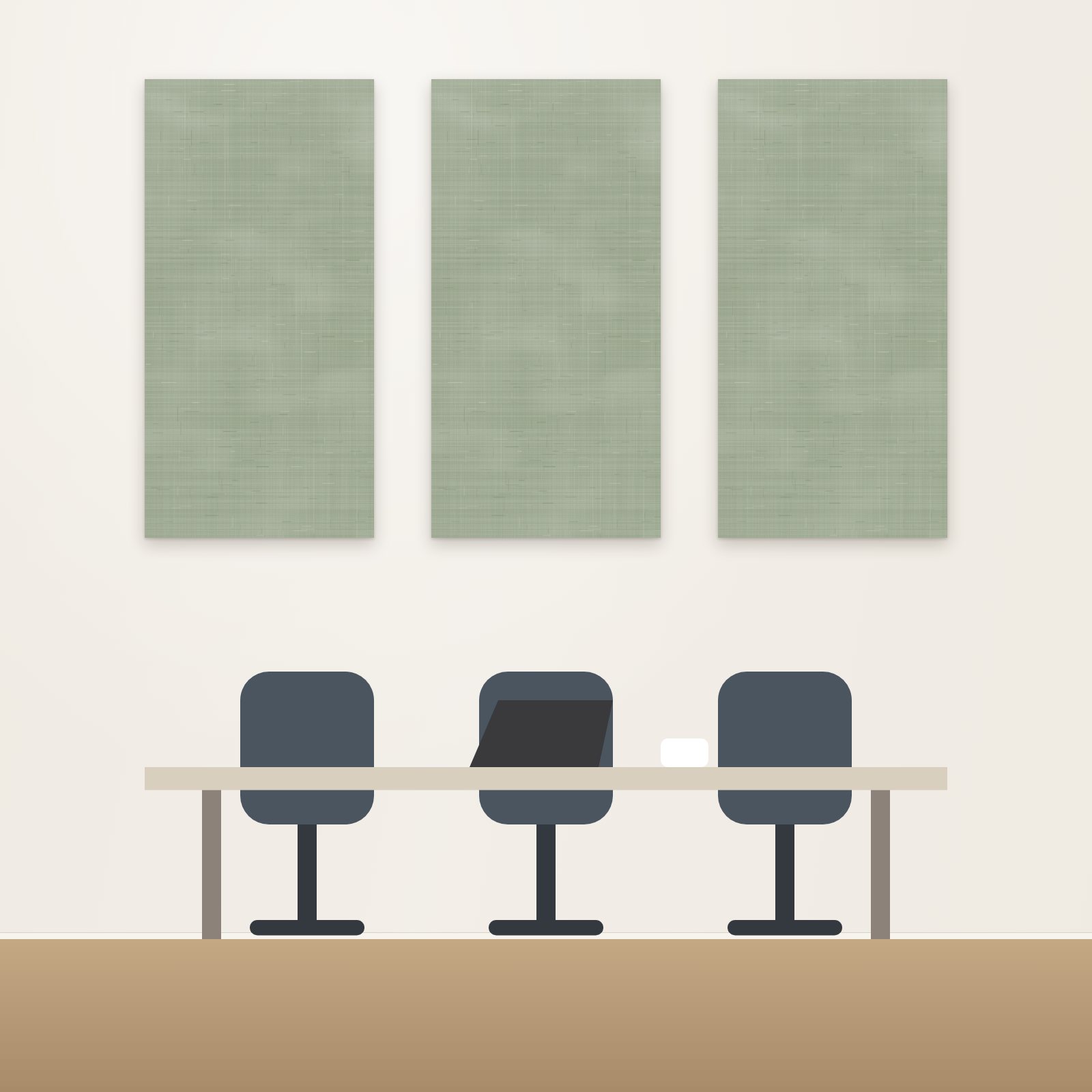 Sage Linen Acoustic Panel - Acoustic Panels for Business