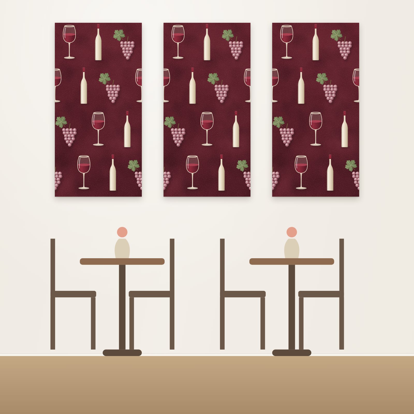 Wine and Grapes Acoustic Panel - Acoustic Panels for Business