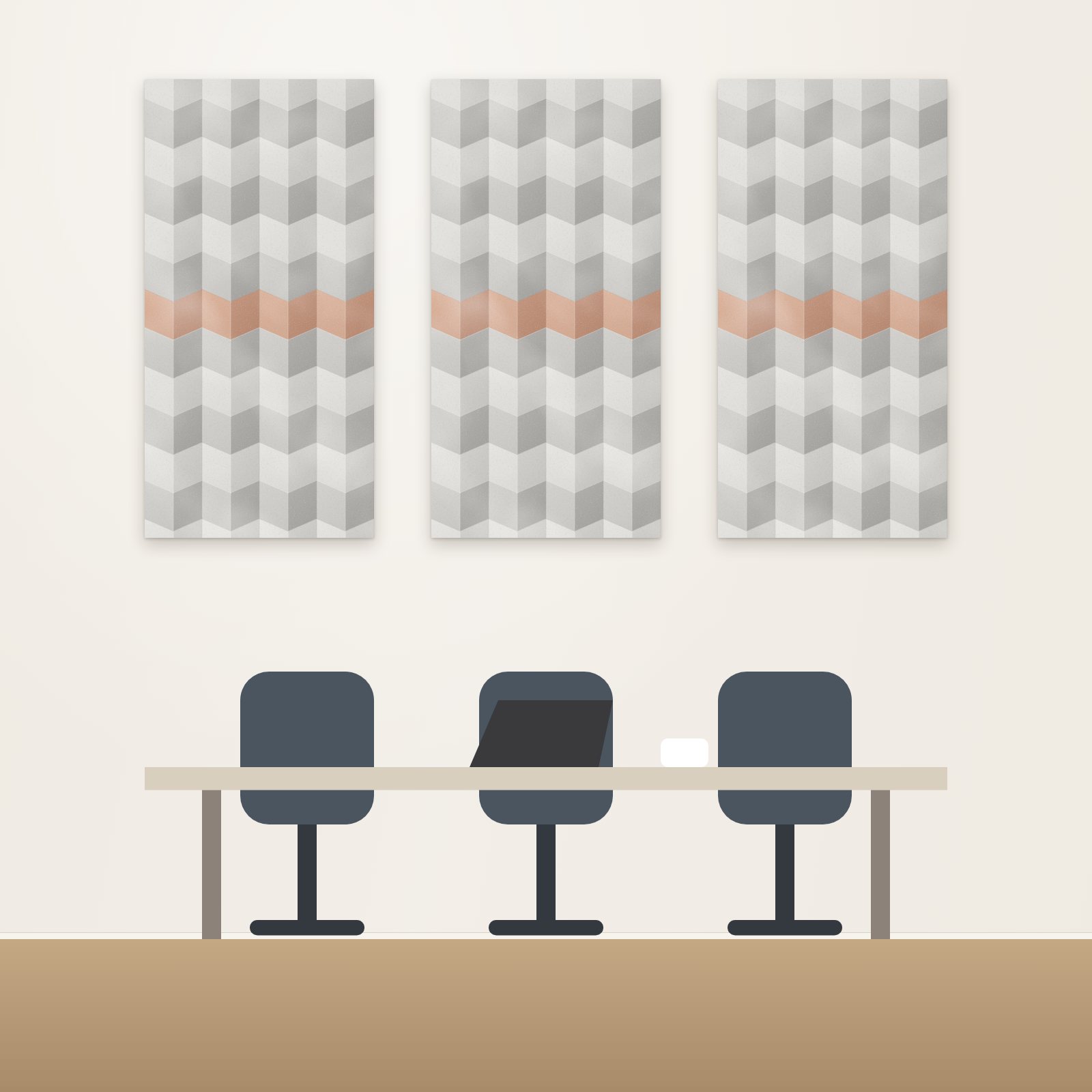 Paper Folds Acoustic Panel - Acoustic Panels for Business
