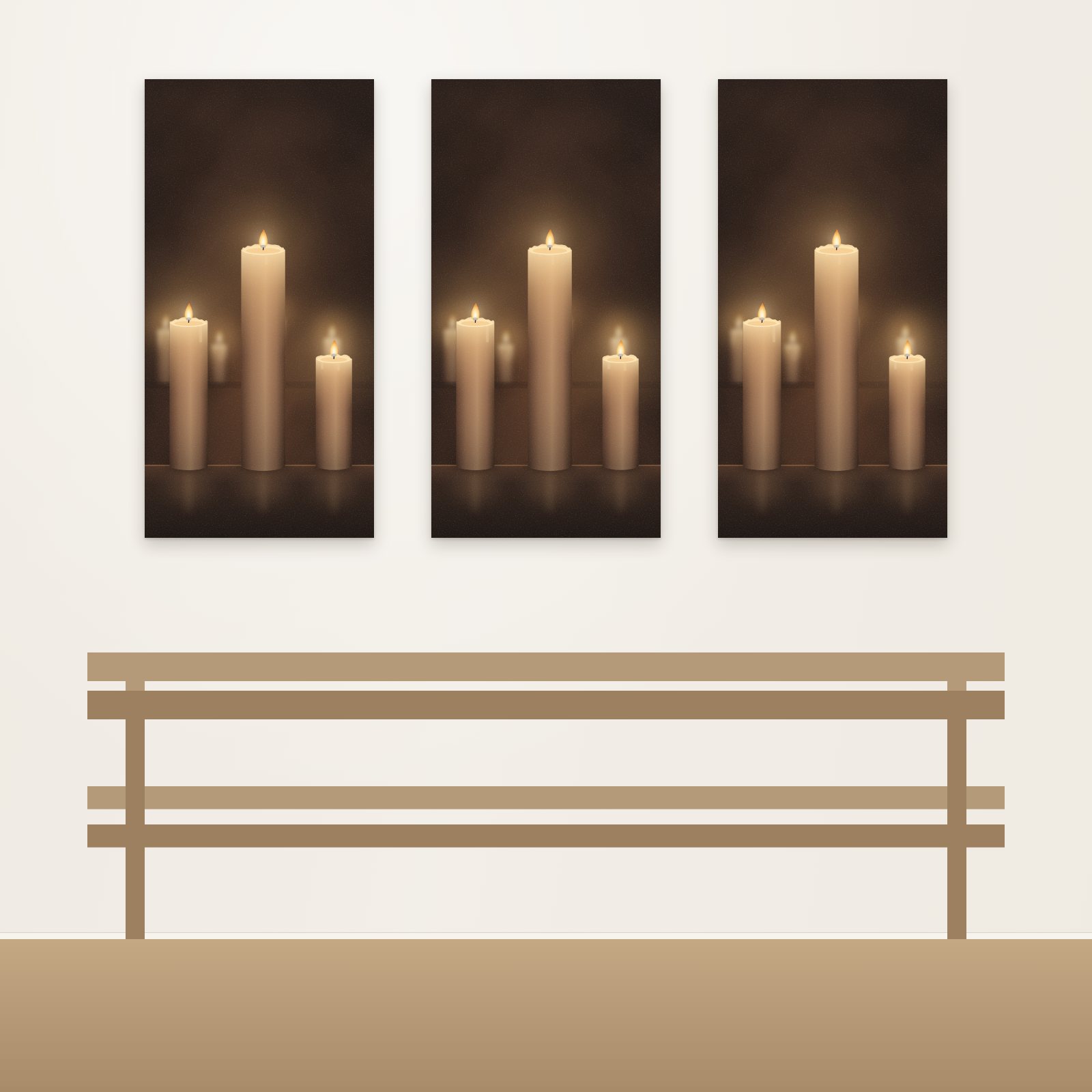 Candlelight Row Acoustic Panel - Acoustic Panels for Business
