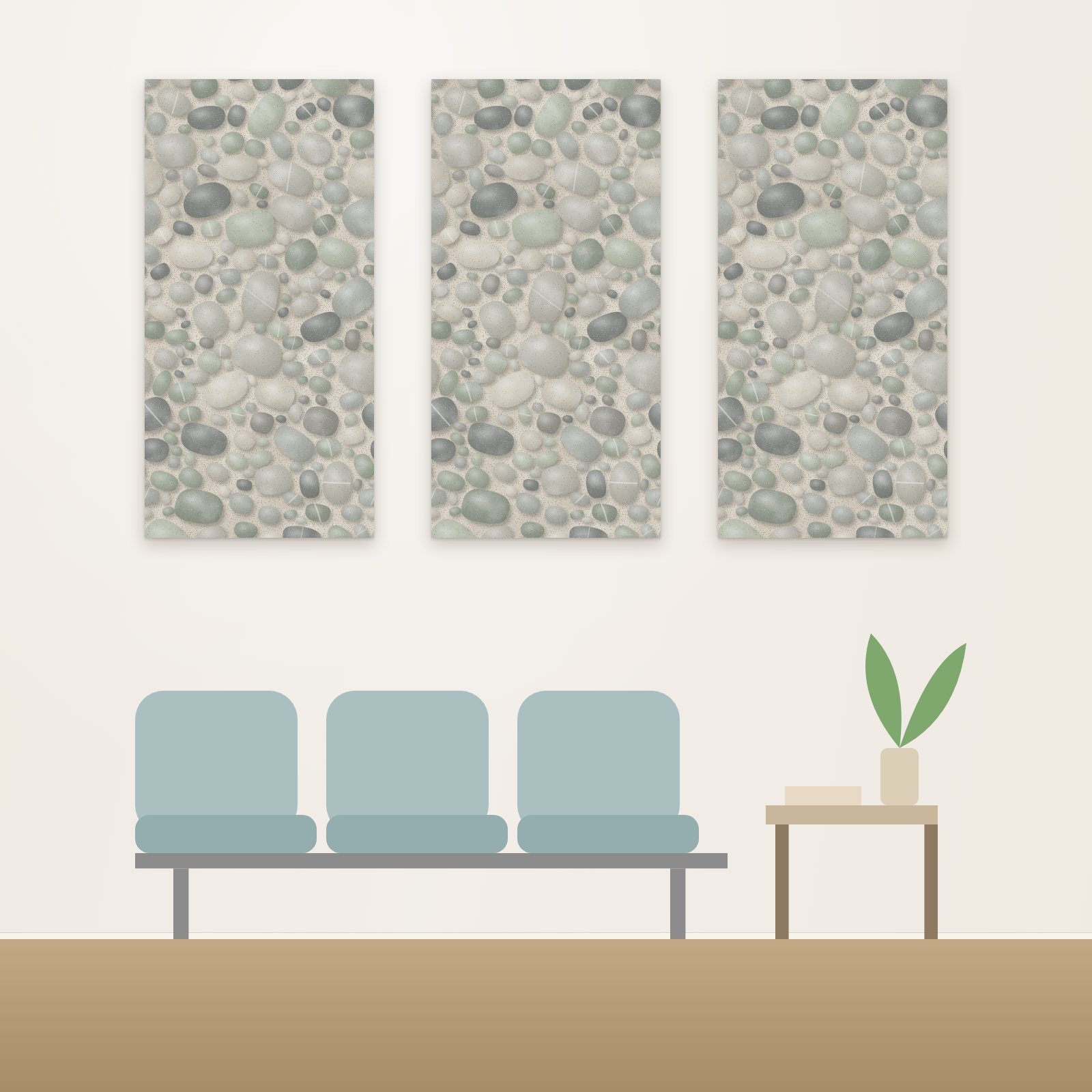 River Stones Acoustic Panel - Acoustic Panels for Business