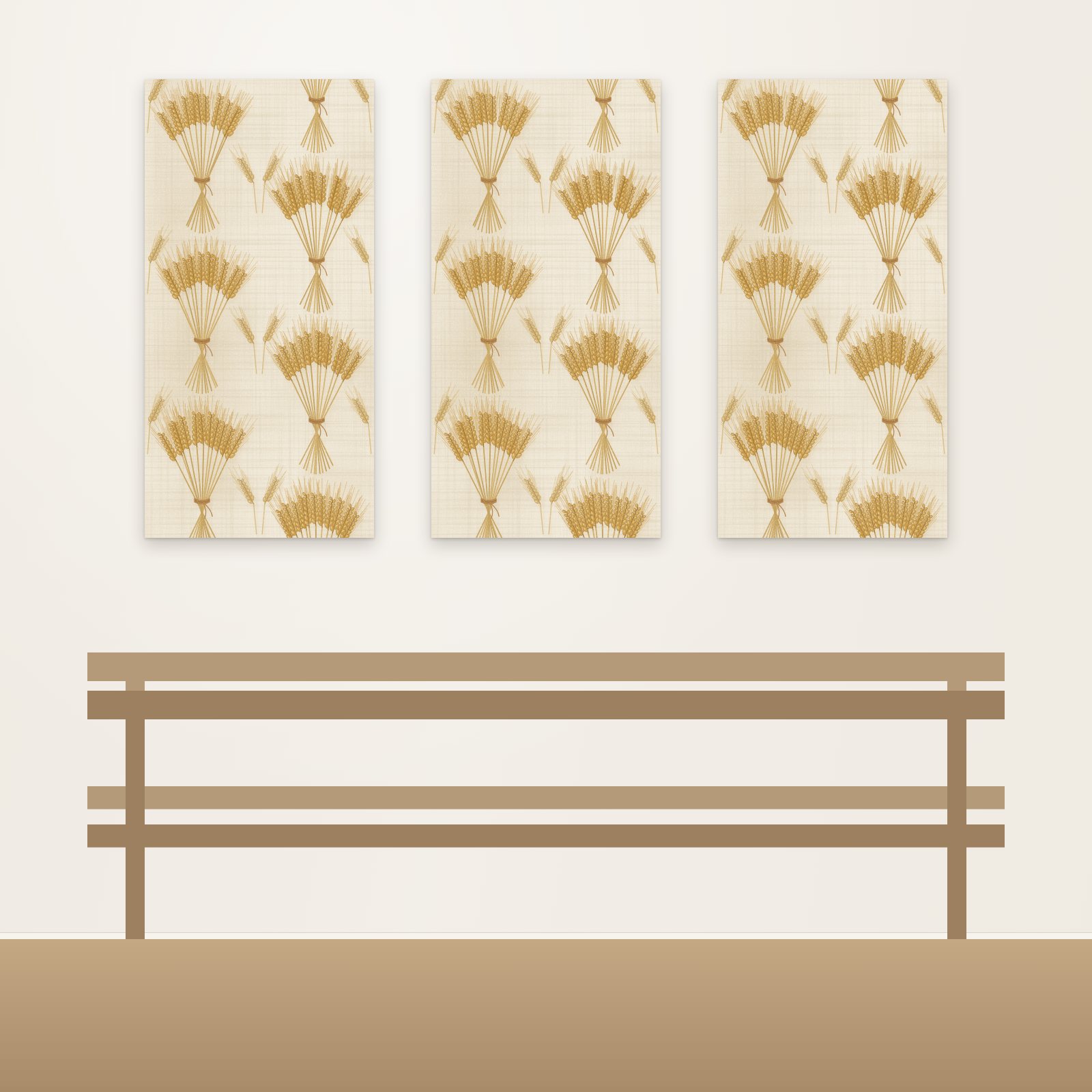 Wheat Sheaves Acoustic Panel - Acoustic Panels for Business