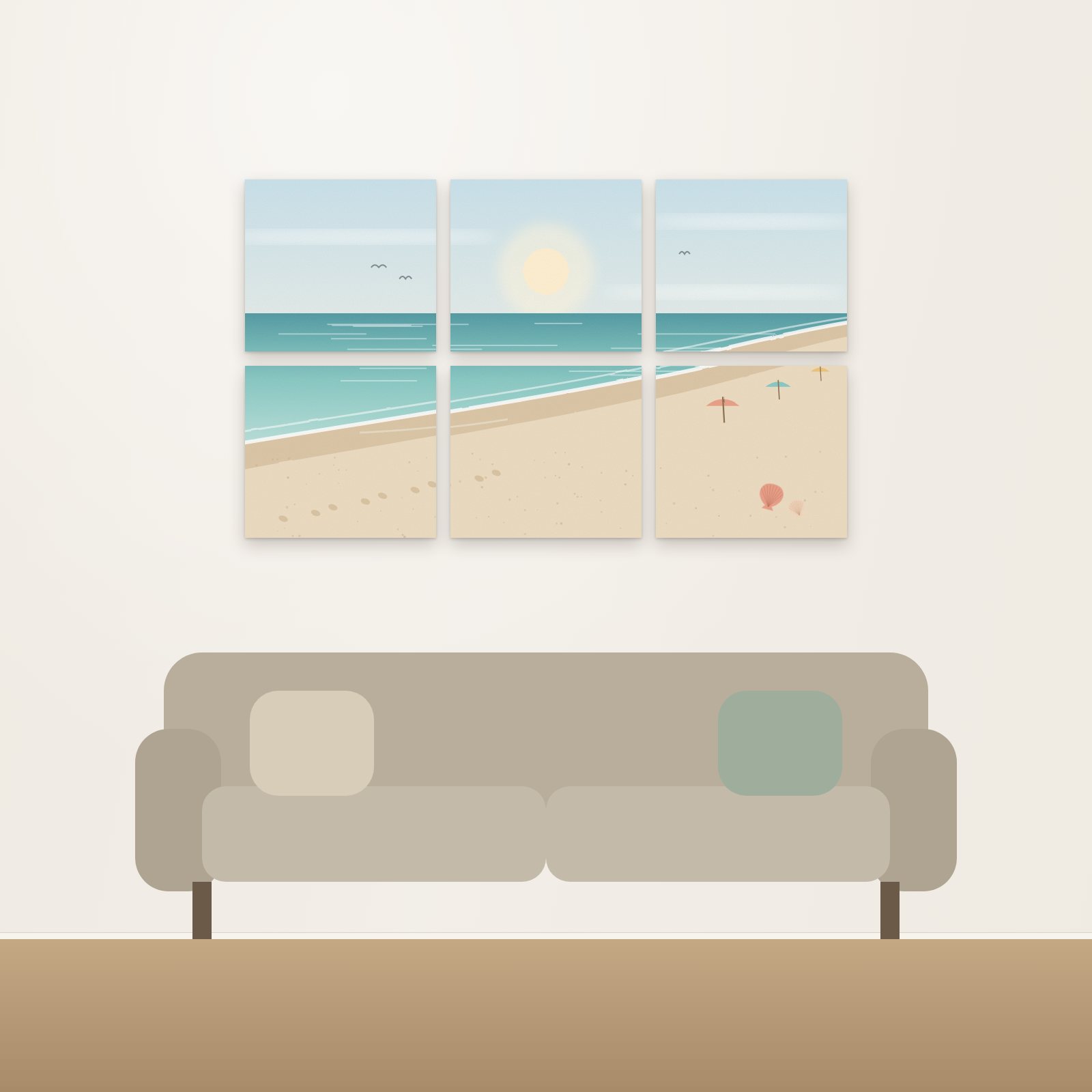 Endless Beach Acoustic Wall Mural - Acoustic Wall Murals