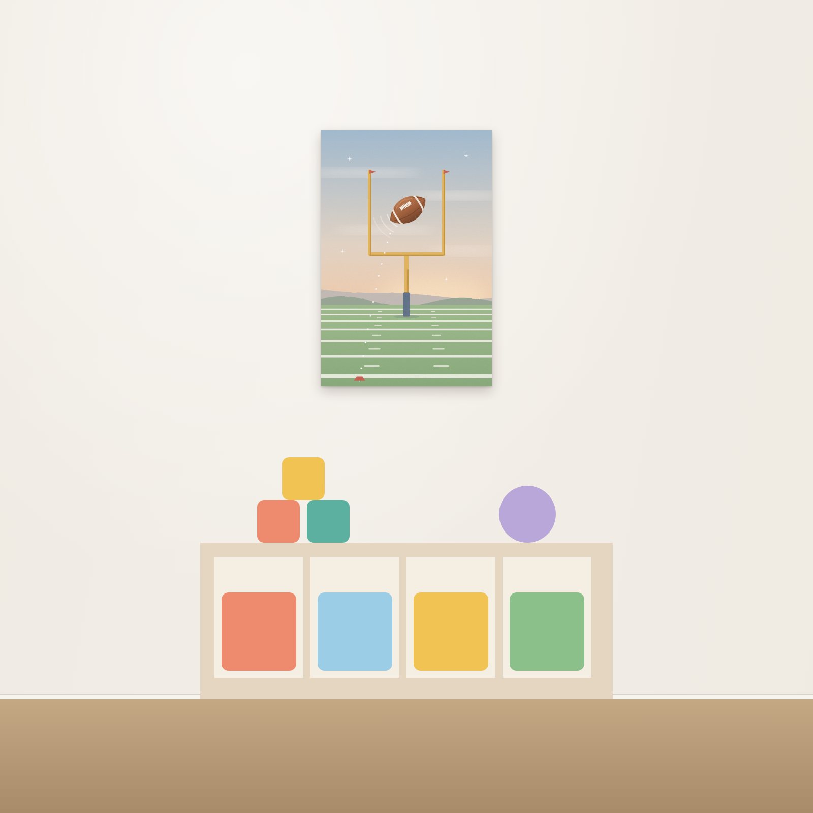 Field Goal Acoustic Art Panel - Acoustic Art Panels