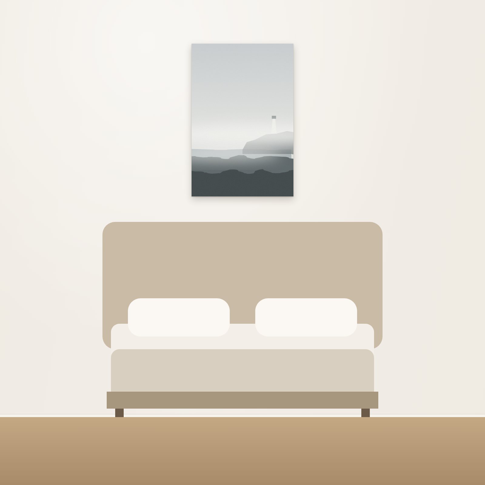 Fogbound Coast Acoustic Art Panel - Acoustic Art Panels