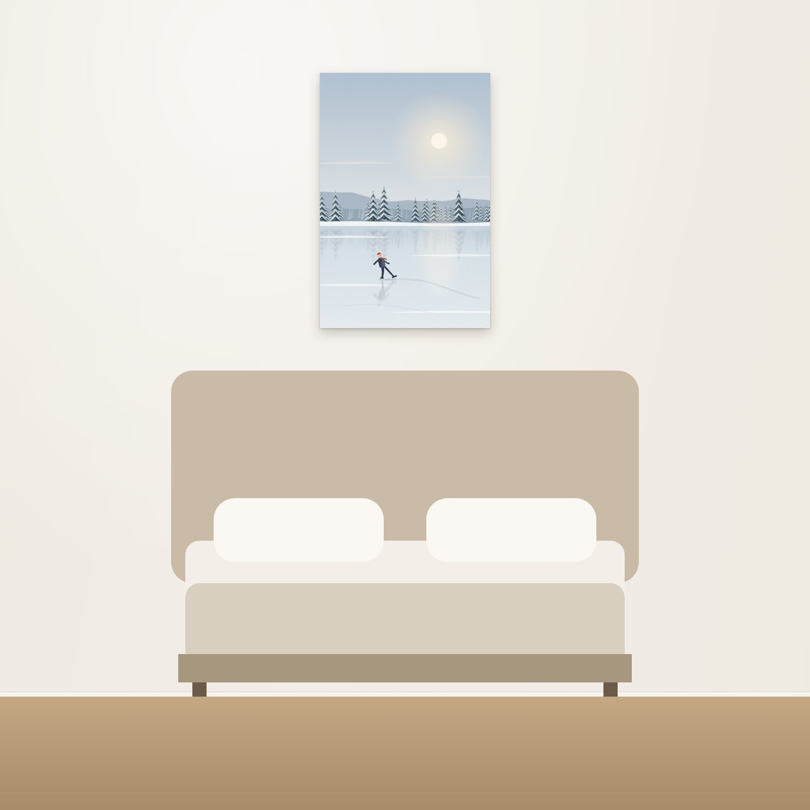 Frozen Lake Acoustic Art Panel - Acoustic Art Panels