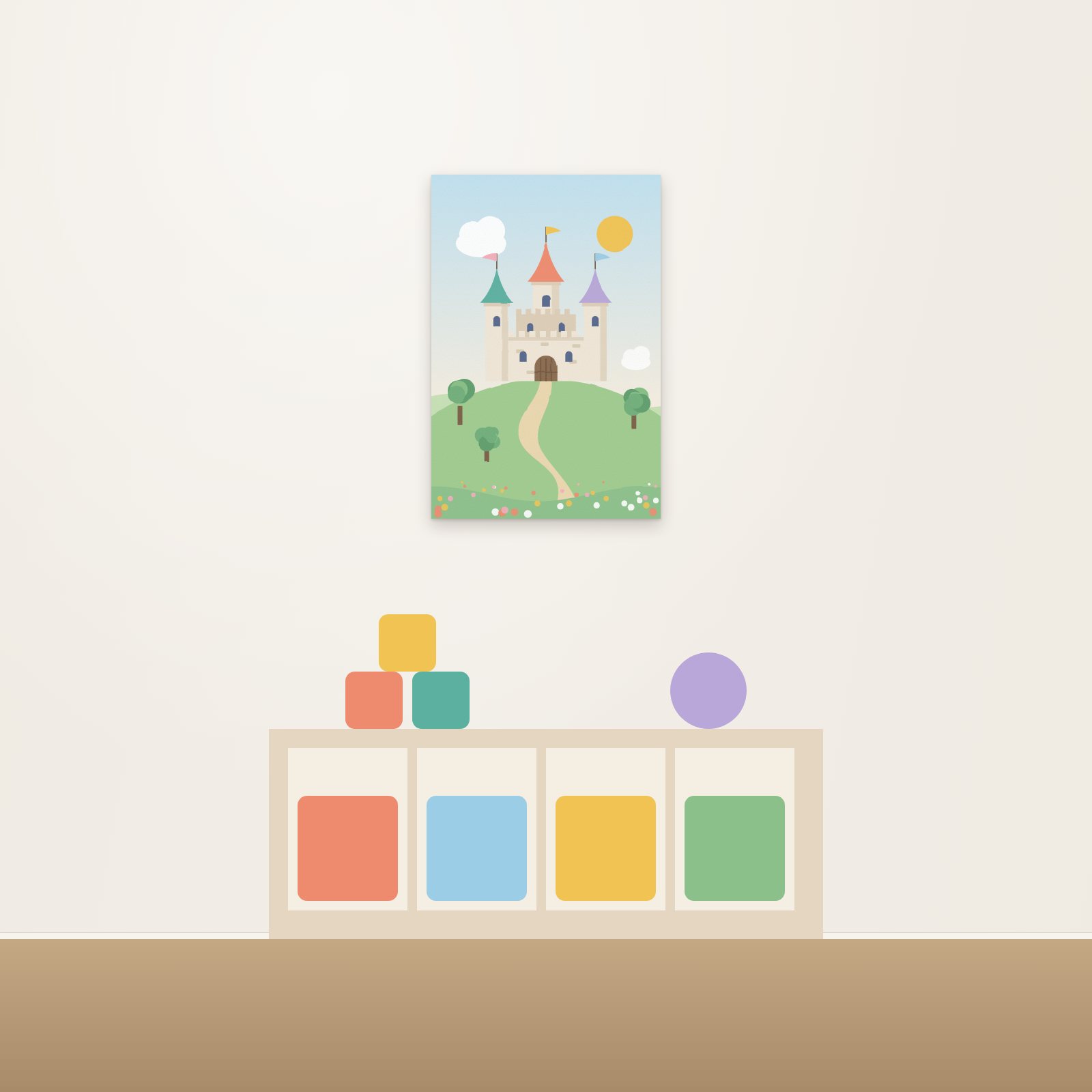 Hilltop Castle Acoustic Art Panel - Acoustic Art Panels