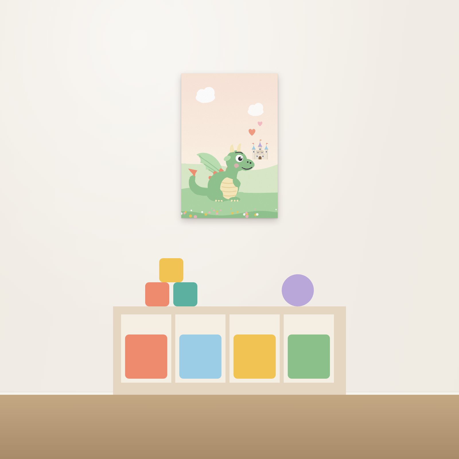 Little Dragon Acoustic Art Panel - Acoustic Art Panels