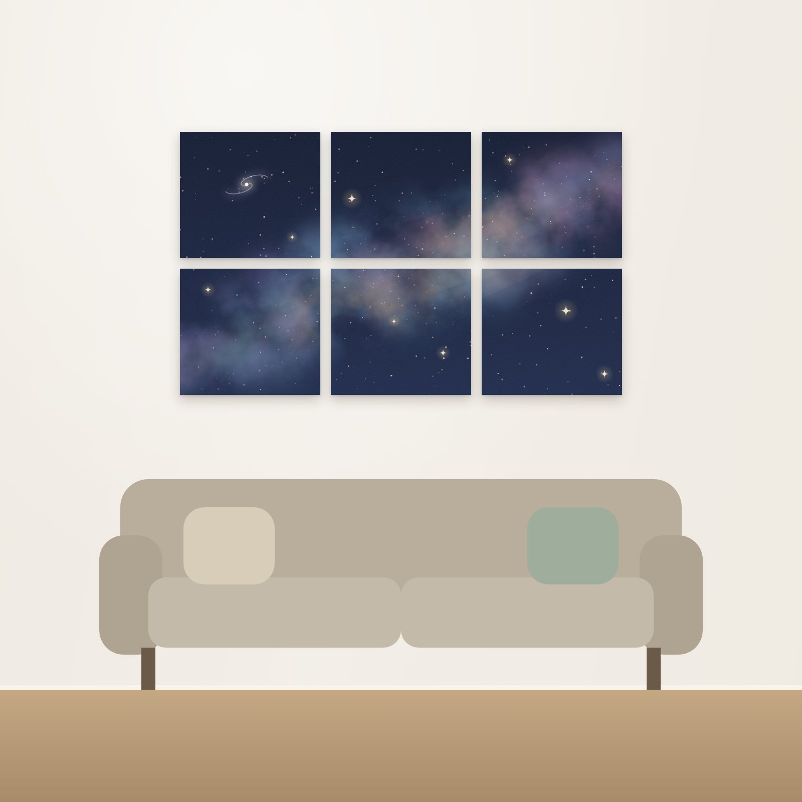 Stardust Nebula Acoustic Wall Mural - Acoustic Wall Murals
