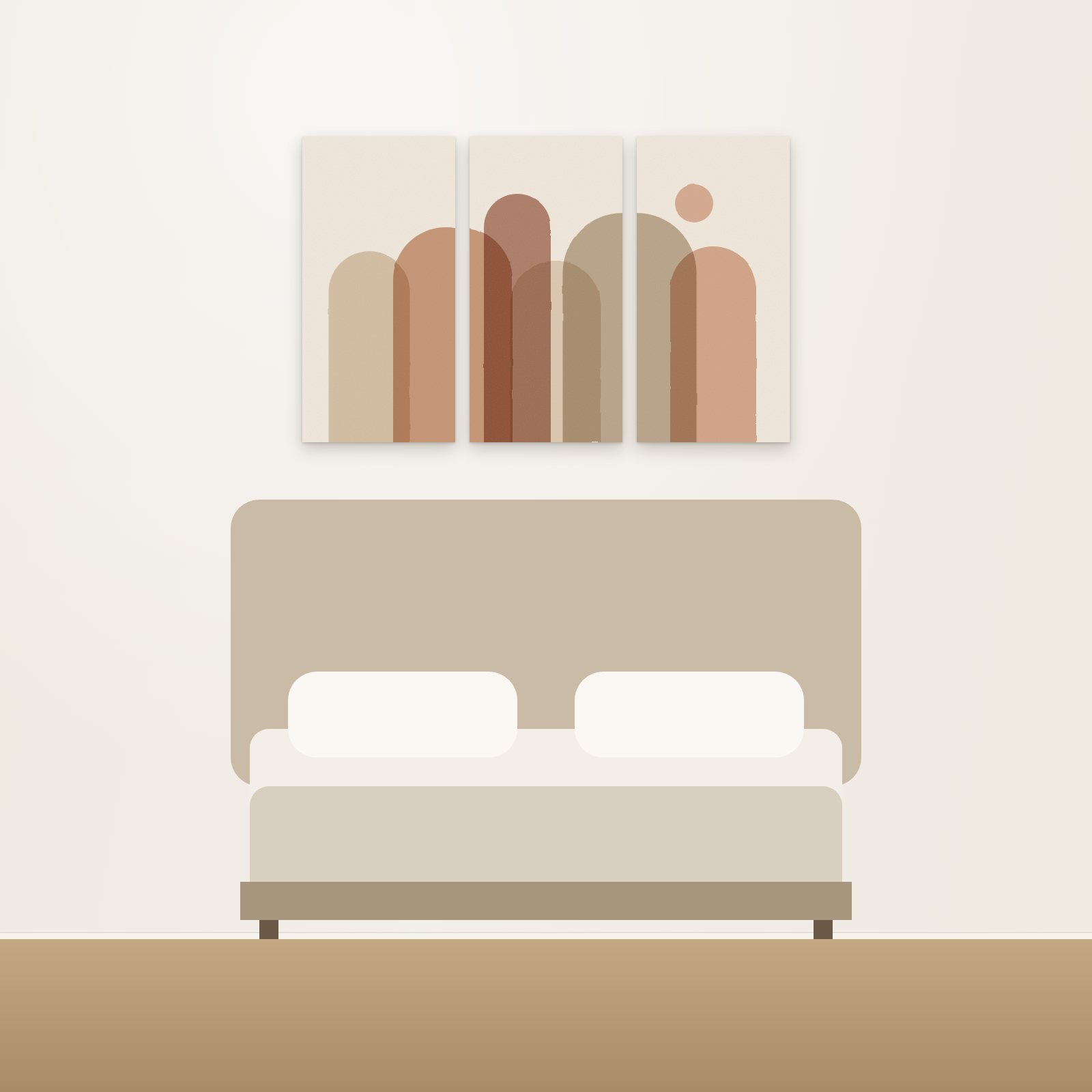 Quiet Hours 3-Panel Acoustic Art Set - 3-Panel Acoustic Art Sets