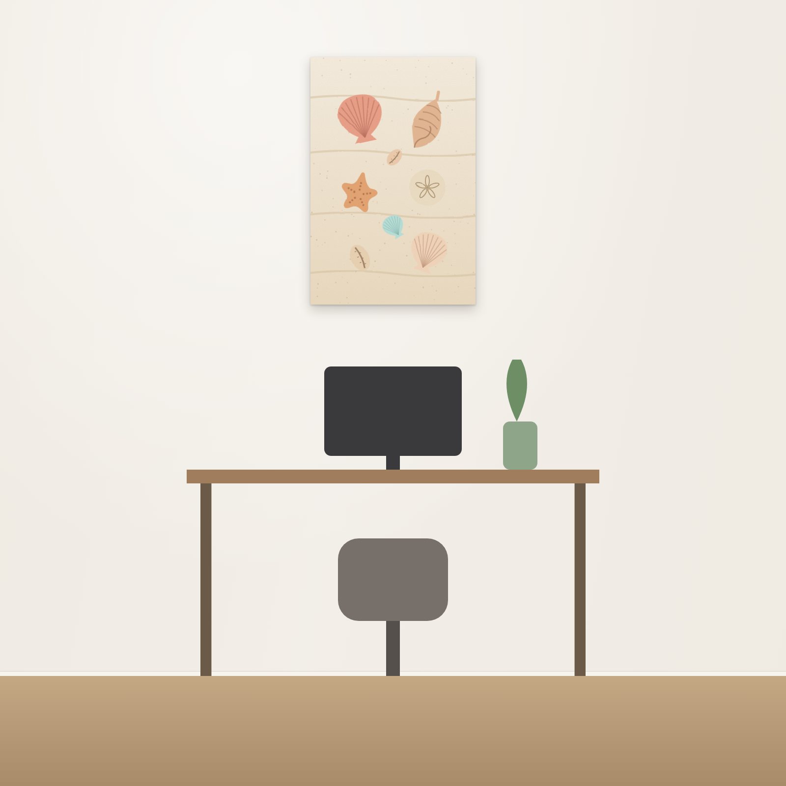 Seashell Collection Acoustic Art Panel - Acoustic Art Panels