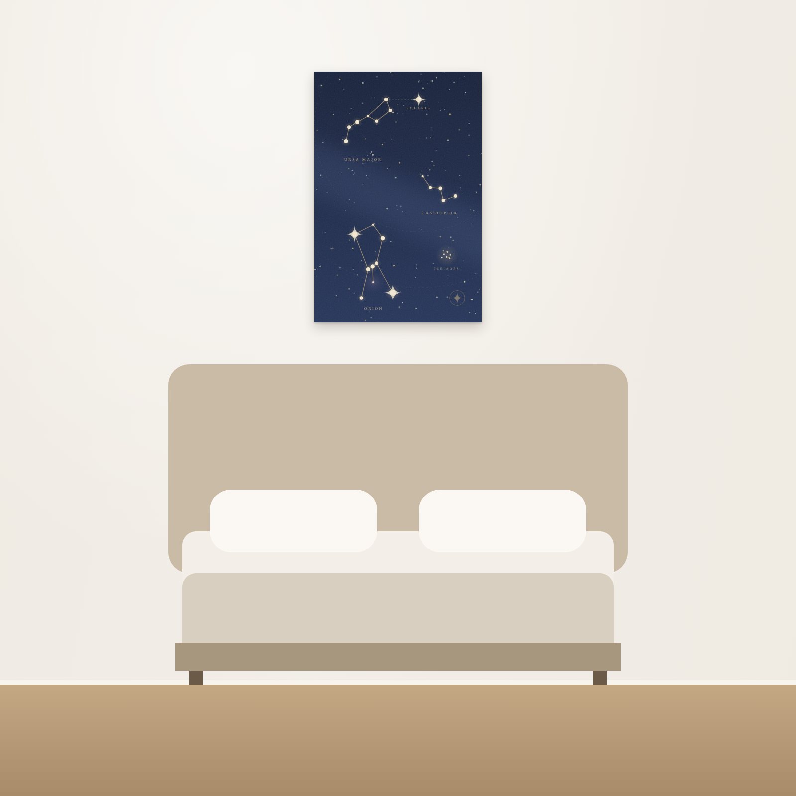 Northern Star Map Acoustic Art Panel - Acoustic Art Panels