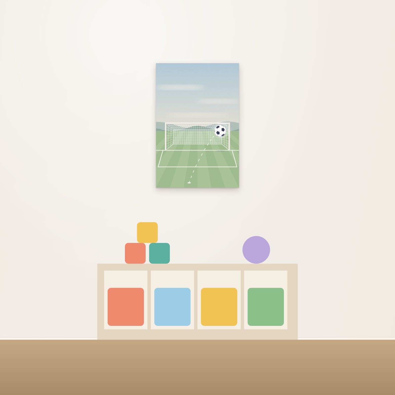 Top Corner Acoustic Art Panel - Acoustic Art Panels