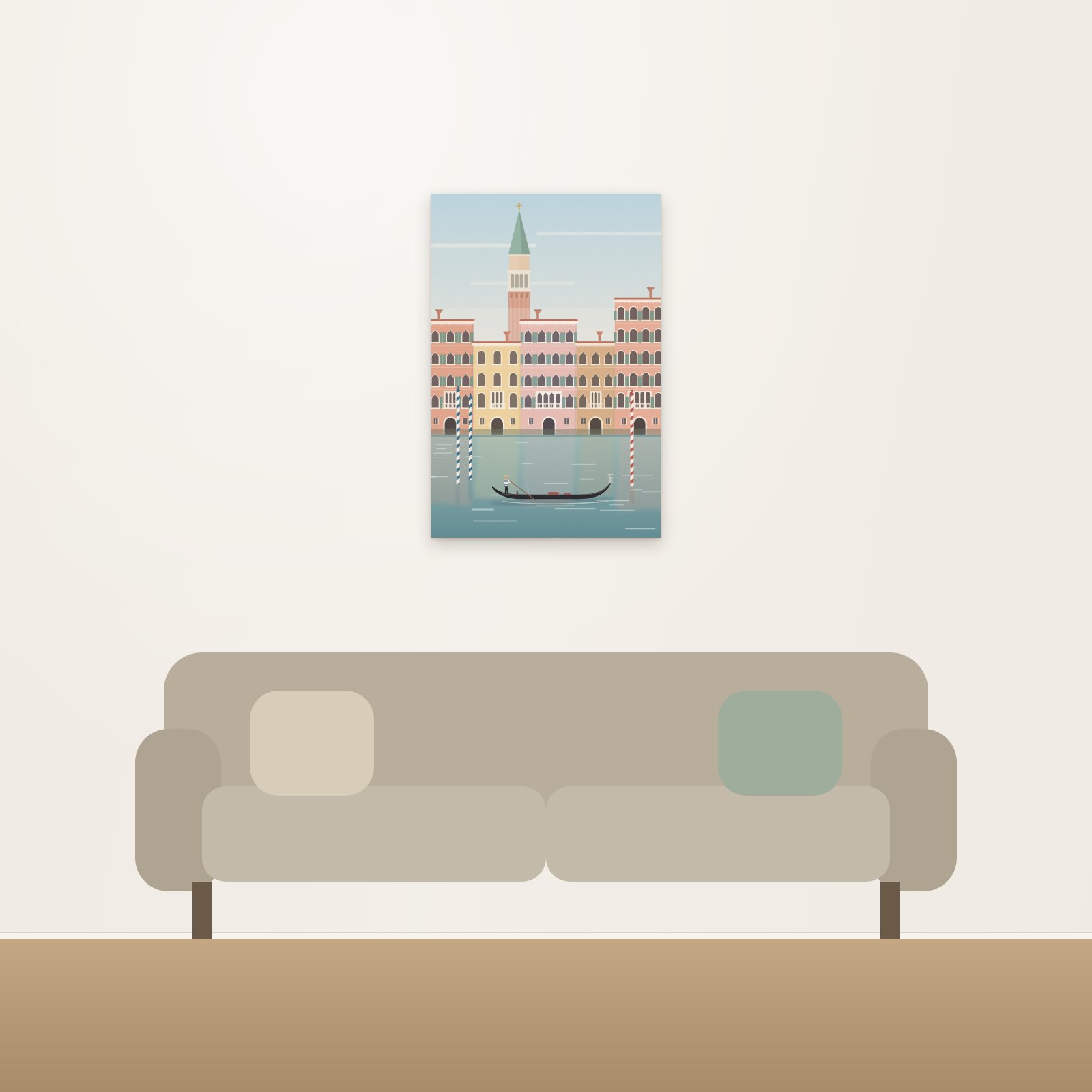 Venice Canal Acoustic Art Panel - Acoustic Art Panels