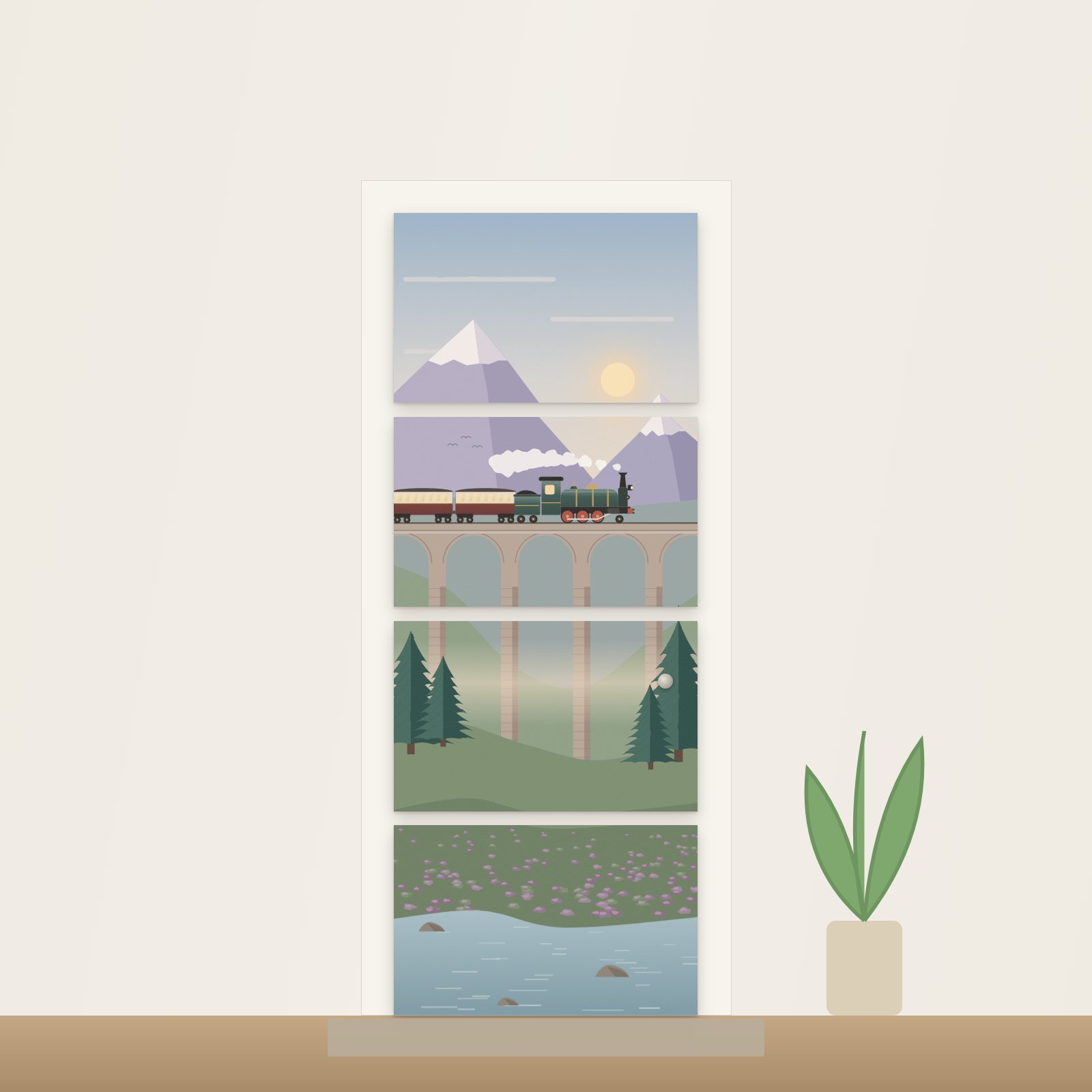 Highland Viaduct Acoustic Door Art - Acoustic Door Art