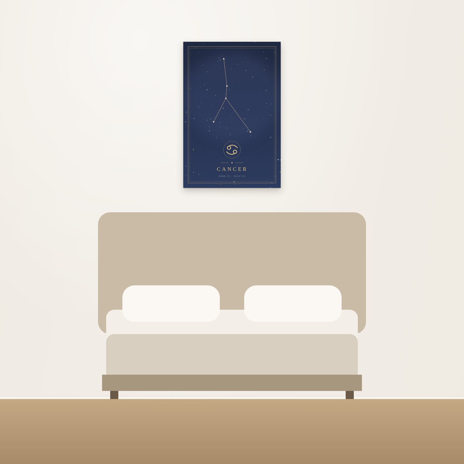 Cancer Constellation Acoustic Art Panel - Acoustic Art Panels